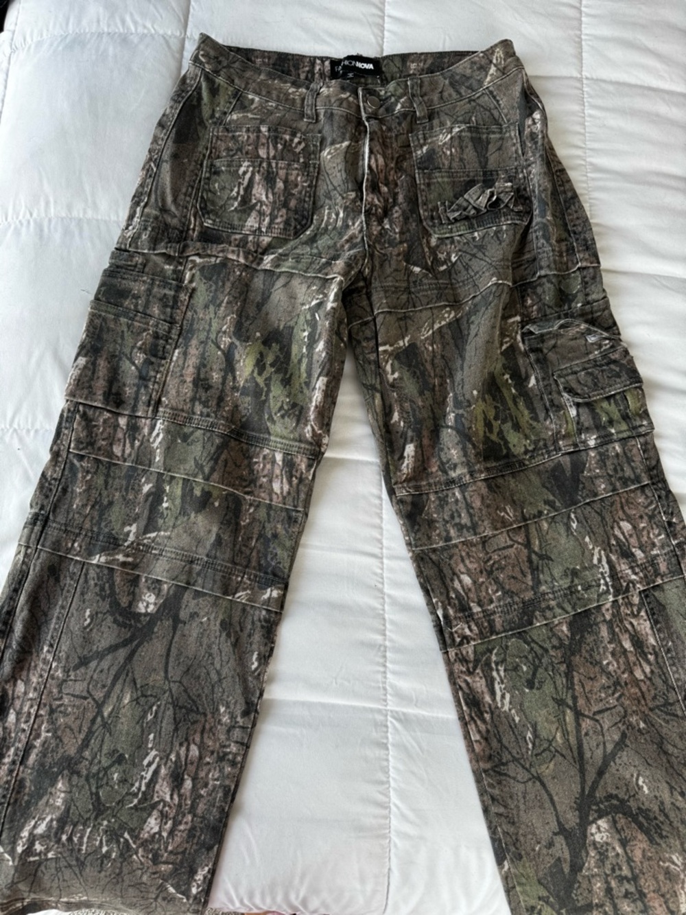 Fashion Nova Camo Cargo Pants